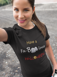 Load image into Gallery viewer, Funny Halloween T Shirt - Ghost Shirt - Halloween Gift - Have A FaBooLous Halloween
