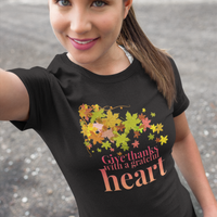 Thanksgiving T Shirt For Women Or Men - Grateful Blessed Shirt - Blessed Shirt - Giving Thanks Shirt