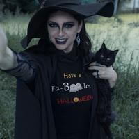 Funny Halloween T Shirt - Ghost Shirt - Halloween Gift - Have A FaBooLous Halloween