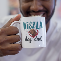 Viszla Dog Mom And Viszla Dog Dad Coffee Mug - Viszla Gifts For Women And Men - Hungarian Viszla Present