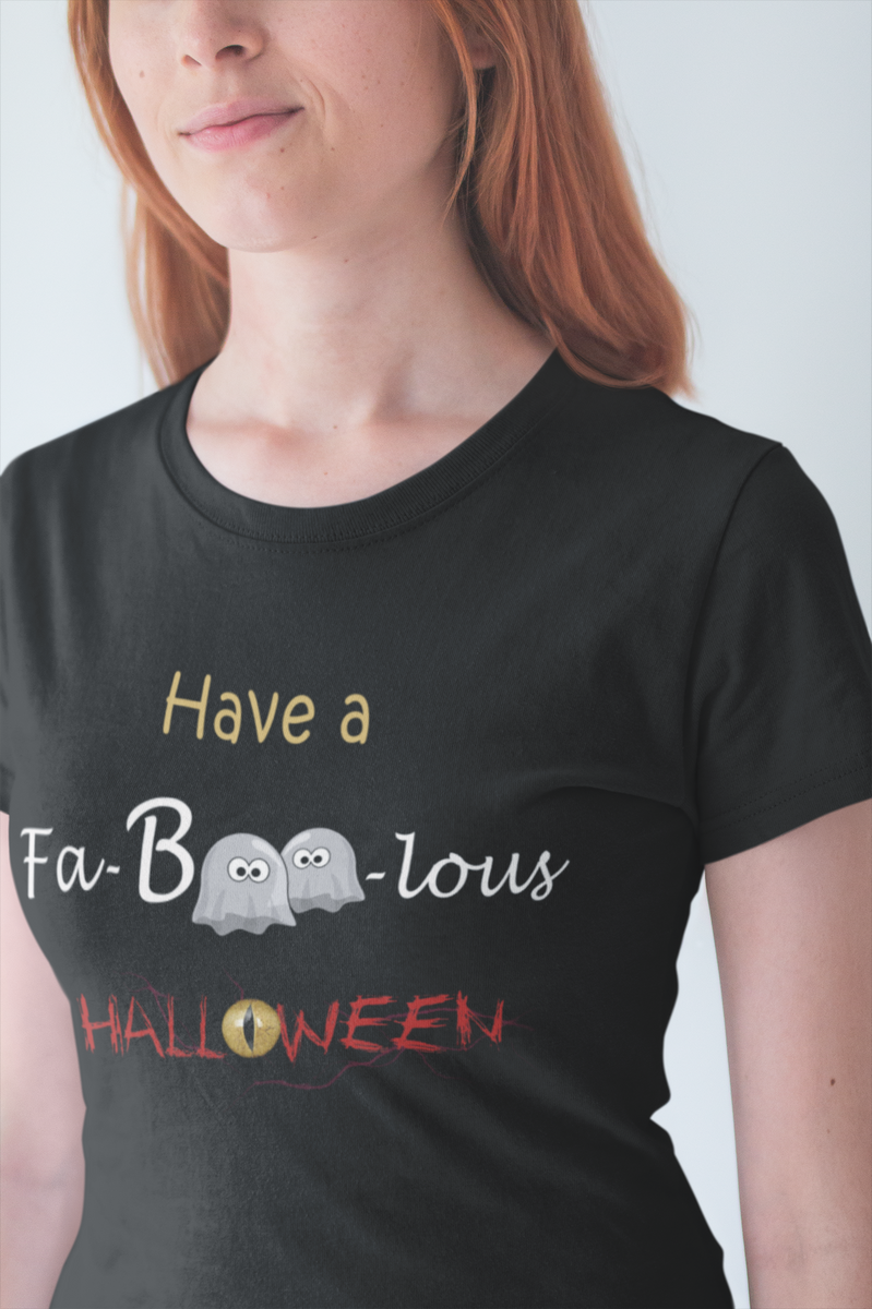 Funny Halloween T Shirt - Ghost Shirt - Halloween Gift - Have A FaBooLous Halloween