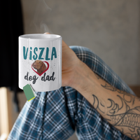 Viszla Dog Mom And Viszla Dog Dad Coffee Mug - Viszla Gifts For Women And Men - Hungarian Viszla Present