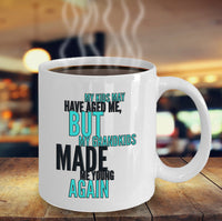 Load image into Gallery viewer, Grandparents Coffee Mug - Funny Grandpa Or Grandma Gift  - &quot;My Kids May Have Aged Me&quot;

