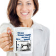 Sewing Coffee Mug - Funny Sewing Lover Or Quilters Gift - "Oh No! I Bought Fabric Instead Of Milk"