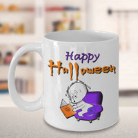 Load image into Gallery viewer, Halloween Coffee Mug- Funny Halloween Gift For Adults - Cute Ghost Mug - &quot;Happy Halloween&quot;
