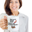 Horse Coffee Mug - Funny Horse Lovers Gift - Cowgirl Gift - "What Normal Girls Get Excited About"