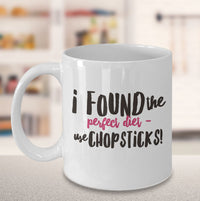 Load image into Gallery viewer, Weight Loss Mug - Funny Diet Themed Gift Idea For Men Or Women - &quot;I Found The Perfect Diet&quot;
