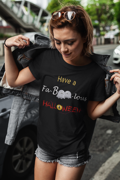 Funny Halloween T Shirt - Ghost Shirt - Halloween Gift - Have A FaBooLous Halloween