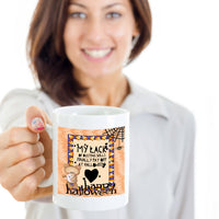 Load image into Gallery viewer, Halloween Coffee Mug- Funny Halloween Gift Idea For Women - &quot;My Lack Of Dusting Skills&quot;
