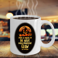 Load image into Gallery viewer, Halloween Coffee Mug- Pumpkin Mug - Halloween Gift Idea For Adults - &quot;There Is Magic In The Night&quot;

