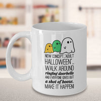 Load image into Gallery viewer, Halloween Coffee Mug- Funny Halloween Gift For Adults - Ghost Mug - &quot;New Concept Adult Halloween&quot;
