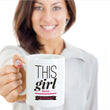 Christmas Coffee Mug - Funny Holidays Gift Idea For Women And Girls - "This Girl Loves Christmas"