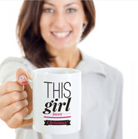 Load image into Gallery viewer, Christmas Coffee Mug - Funny Holidays Gift Idea For Women And Girls - &quot;This Girl Loves Christmas&quot;
