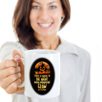 Load image into Gallery viewer, Halloween Coffee Mug- Pumpkin Mug - Halloween Gift Idea For Adults - &quot;There Is Magic In The Night&quot;
