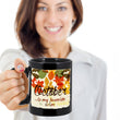 Fall Coffee Mug - Autumn Leaf Coffee Mug - Harvest Mug - "October Is My Favorite Color"