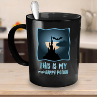 Load image into Gallery viewer, Halloween Coffee Mug- Halloween Gift Idea For Adults - Potion Mug - &quot;This Is My Magic Happy Potion&quot;
