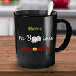Halloween Coffee Mug- Halloween Gift Idea For Adults - Cute Ghost Mug - "Have A FaBooLous Halloween"