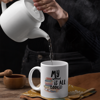 Funny Book Mug - Reading Mug - Book Lovers Gift - Librarian Gift - My Weekend Is All Booked