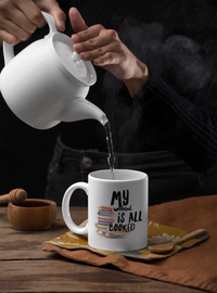 Load image into Gallery viewer, Funny Book Mug - Reading Mug - Book Lovers Gift - Librarian Gift - My Weekend Is All Booked
