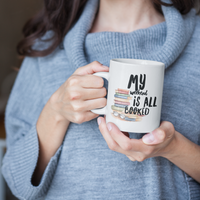 Funny Book Mug - Reading Mug - Book Lovers Gift - Librarian Gift - My Weekend Is All Booked