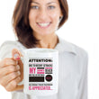 Weight Loss Mug - Funny Diet Themed Gift Idea For Men Or Women - "Attention Due To Recent Setbacks"