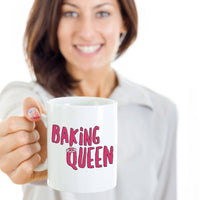 Baking Coffee Mug - Baker Gift Idea For Women- "Baking Queen"