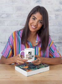 Load image into Gallery viewer, Funny Book Mug - Reading Mug - Book Lovers Gift - Librarian Gift - My Weekend Is All Booked
