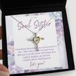 Soul Sister Necklace For Birthday Or Christmas. Soul Sister Best Friend Gift. To My Soul Sister Jewelry Card. Special Friend Gift For Bestie - A Friendship Like Ours
