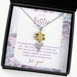 To My Bestie Necklace For Birthday Or Christmas. Special Best Friend Gift. To My Soul Sister Jewelry Card. Special Friend Present For Bestie - A Friendship Like Ours