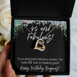 45th Birthday Gift For Women. 45th Birthday Necklace. Mom 45th Birthday Jewelry Card. Turning 45 Gift For Her. Forty Five and Fabulous Present - To An Absolutely Fabulous Woman