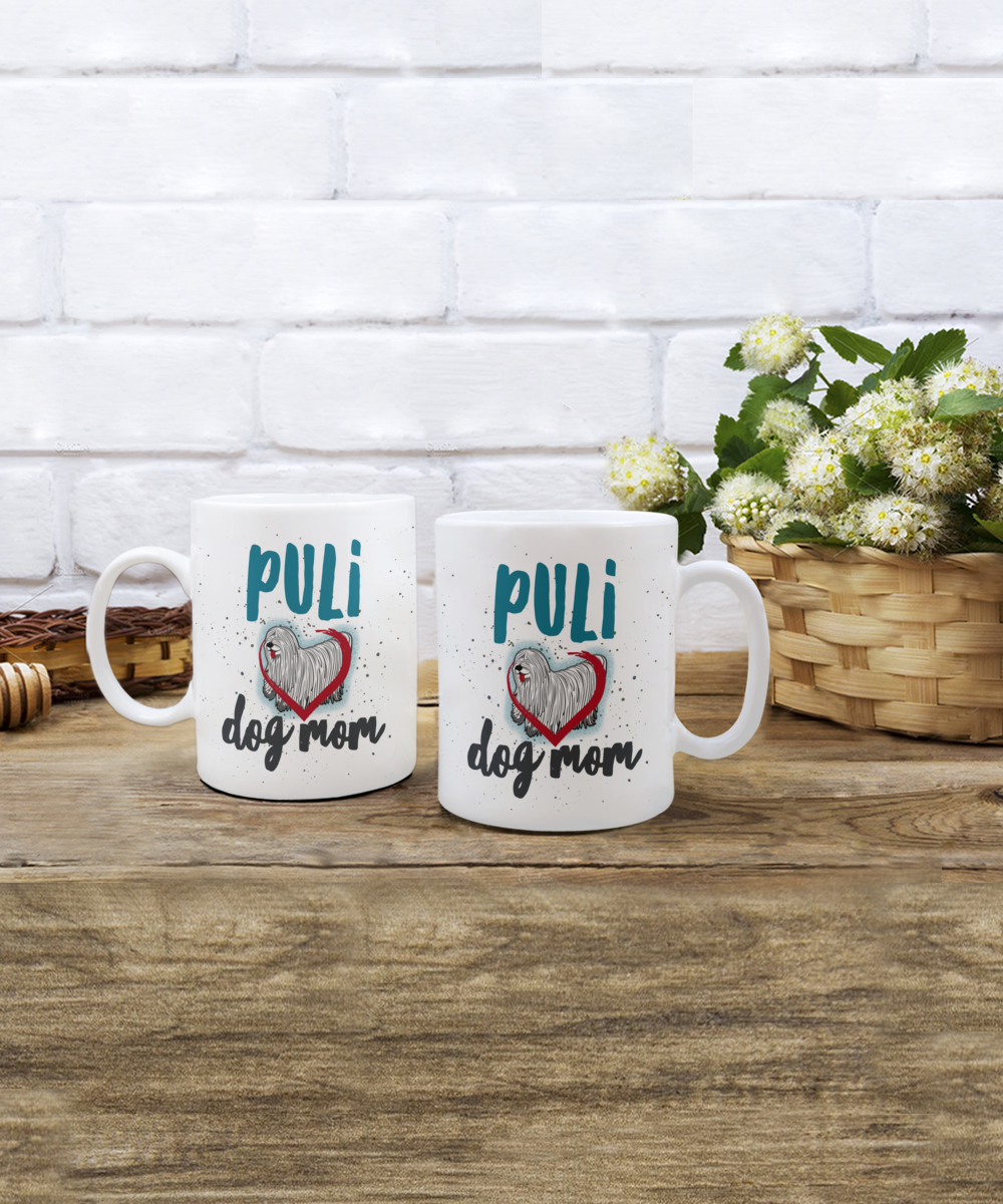 Puli Dog Mom Mug 11oz
