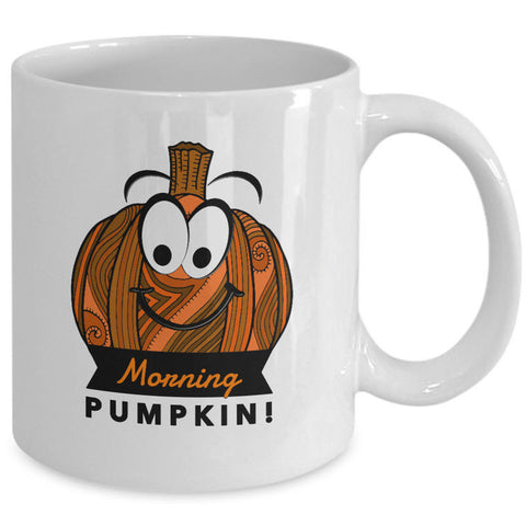Pumpkin Coffee Mug - Fall Or Autumn Gift Idea - 