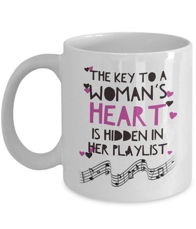 Music Coffee Mug - Music Lover Gift - Music Teacher Music Notes Mug - 
