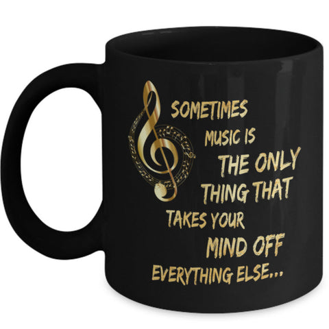 Music Coffee Mug - Music Lovers Gift - Music Teacher Gift - 