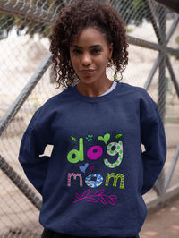 Load image into Gallery viewer, Dog Mom Sweatshirts For Women - Gift For Women Dog Lovers - Plus Size Dog Mom Sweatershirt - Dog Owner Gift - Gift For Her - Dog GIfts
