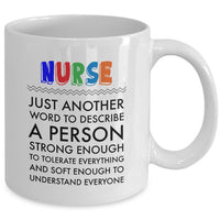 Nurse Coffee Mug - Funny Nurse Practitioner Gift - Gift For Nurses - "Nurse Just Another Word"