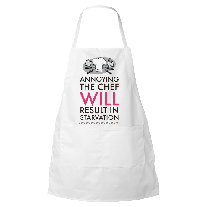 Chef Apron - Funny Gift For Chefs / Cooks - Mother's Day Or Father's Day Gift - "Annoying The Chef"