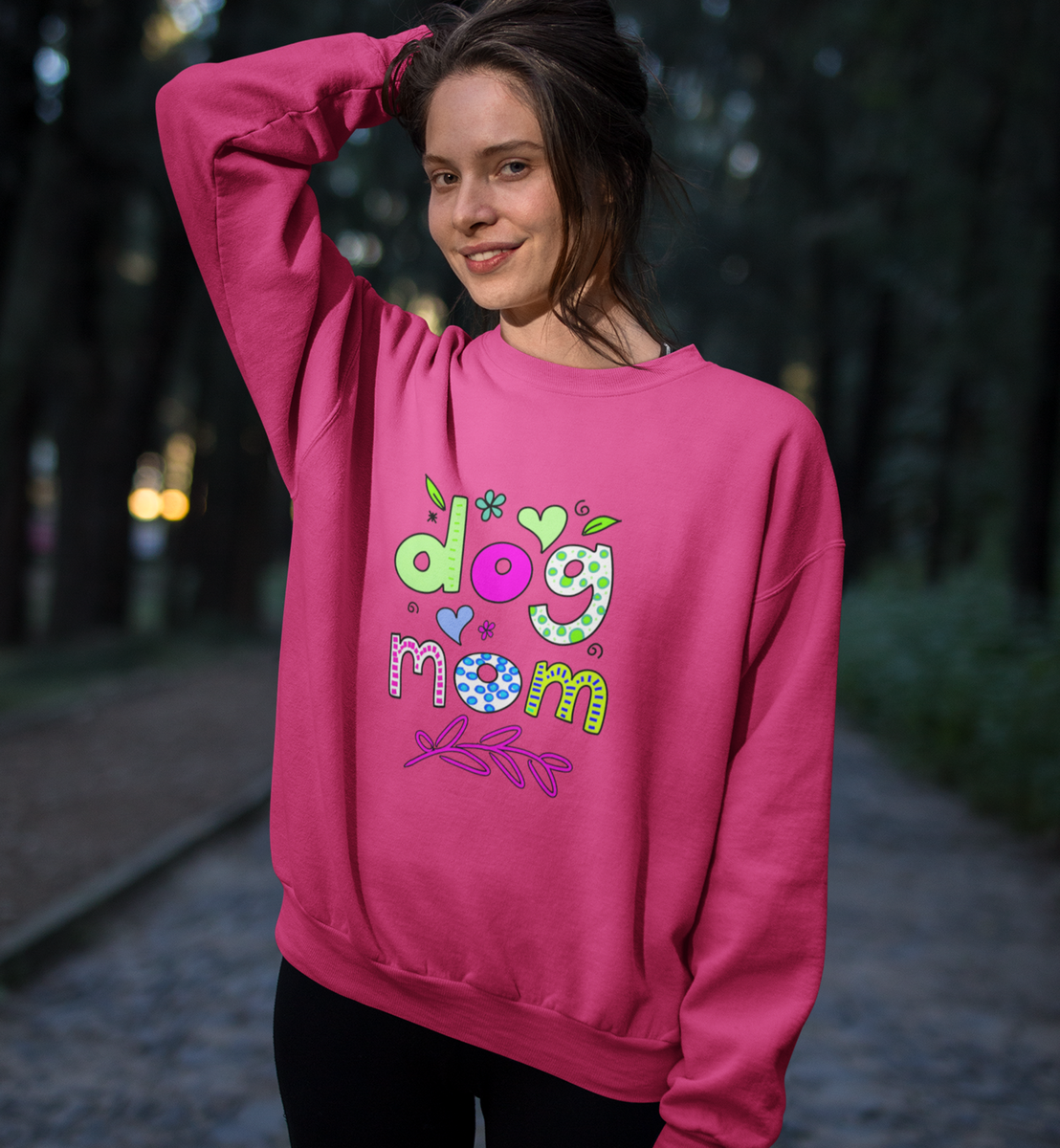 Dog Mom Sweatshirts For Women - Gift For Women Dog Lovers - Plus Size Dog Mom Sweatershirt - Dog Owner Gift - Gift For Her - Dog GIfts