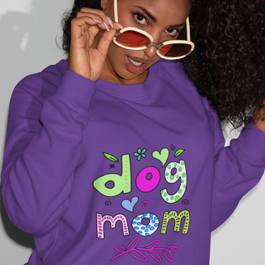Dog Mom Sweatshirts For Women - Gift For Women Dog Lovers - Plus Size Dog Mom Sweatershirt - Dog Owner Gift - Gift For Her - Dog GIfts