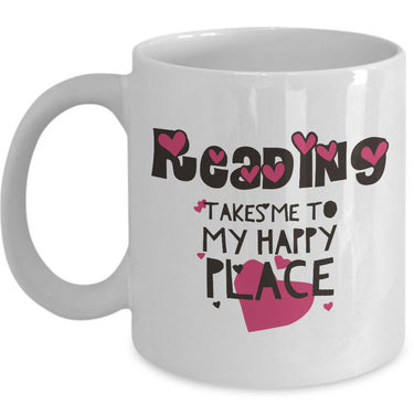 Reading Coffee Mug - Book Lovers Gift For Readers - Book Mug - 