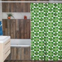 St Patricks Day Shower Curtain - Irish Shower Curtain - Ireland - Irish Home Decore - St.Patrick's Day Gift - Irish Themed Gifts