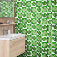 St Patricks Day Shower Curtain - Irish Shower Curtain - Ireland - Irish Home Decore - St.Patrick's Day Gift - Irish Themed Gifts