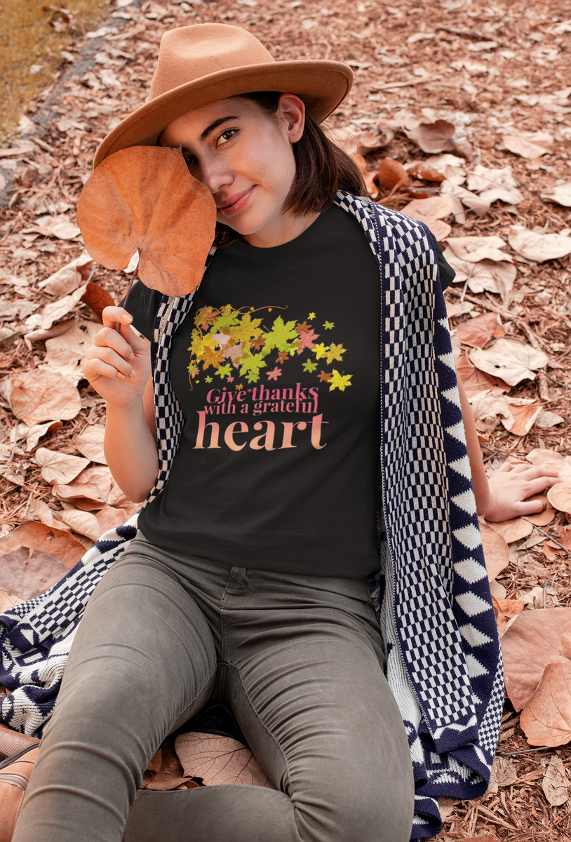 Thanksgiving T Shirt For Women Or Men - Grateful Blessed Shirt - Blessed Shirt - Giving Thanks Shirt