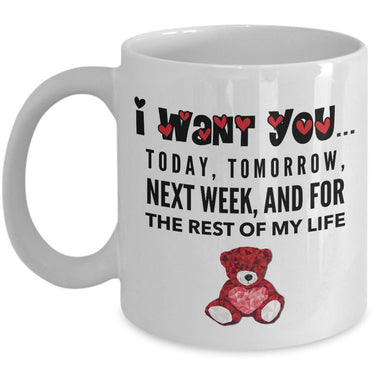 Valentines Day Coffee Mug - Love Mug - Anniversary Gift Husband Wife Gift -