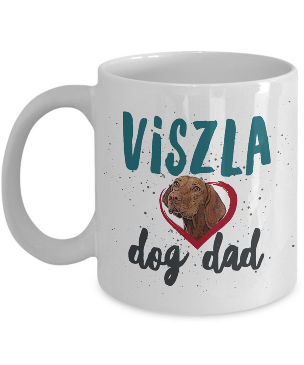 Viszla Dog Mom And Viszla Dog Dad Coffee Mug - Viszla Gifts For Women And Men - Hungarian Viszla Present